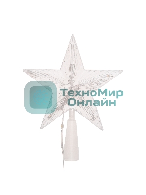 Гирлянда светодиодная Neon-night из росы с макушкой на елку 9 нитей х 2м, 200 LED, эффект водопада, теплый белый, 230В N