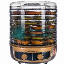 Сушилка для овощей Pullman PL-2280 черно-золот. 8 тонир. поддонов + 2 поддона для пастилы в подарок