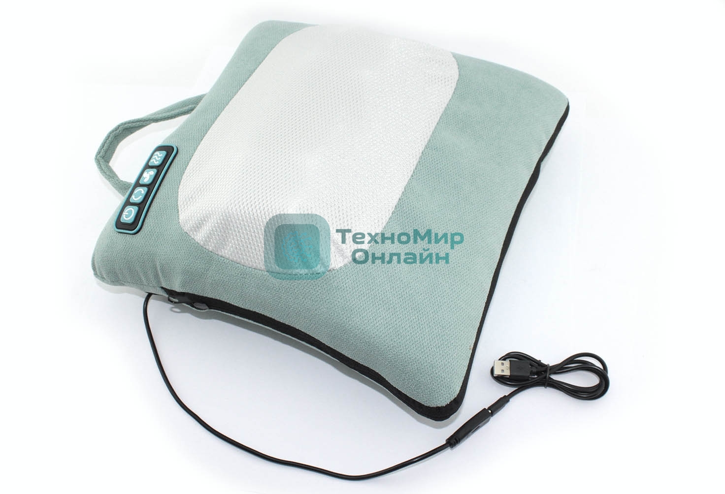 Массажная подушка для шеи и спины с подогревом L419