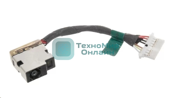 Разъем для ноутбука HP 14-CF 14-CK 14-CY 14-CM 14-BA 14-BS 14-BU 14-DF 14-DK 14-DG 14-DH с кабелем