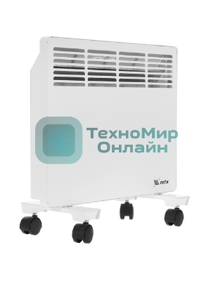 Конвектор электрический MTX CH-1000, белый, 1000 Вт, 10 м2, термостат
