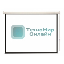 Экран с электроприводом Lumien Eco Control 125x200 см (раб. область 119х194 см) Matte White черная кайма по периметру 16:9