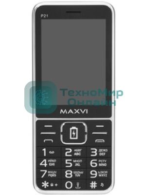 Мобильный телефон Maxvi P21i черный