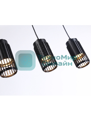 Светильник Ambrella light TN51699/3 BK черный GU10/3 400*60*1120