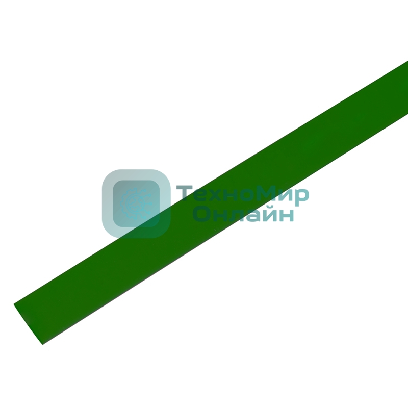 Термоусадочная трубка PROconnect 6,0/3,0 мм, зеленая, упаковка 50 шт. по 1 м