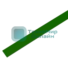 Термоусадочная трубка PROconnect 6,0/3,0 мм, зеленая, упаковка 50 шт. по 1 м