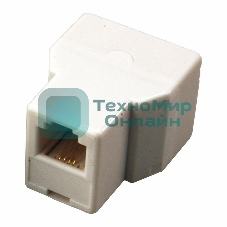 Телефонный двойник Rexant RJ-14(6P4C) (гнездо - 2 гнезда)