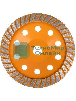 Чашка алмазная зачистная 180мм Турбо Вихрь 73/10/3/10