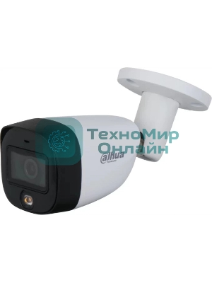 Камера видеонаблюдения аналоговая Dahua DH-HAC-HFW1200CMP-IL-A-0280B-S6 2.8-2.8мм HD-CVI HD-TVI цв. корп.:белый (DH-HAC-HFW1200CMP-IL-A-0280B)