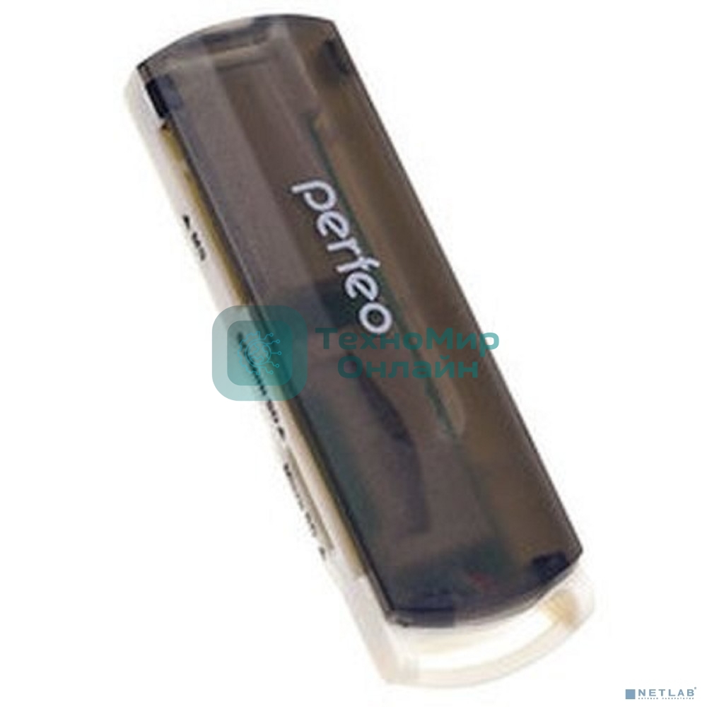 Кард-ридер Perfeo Card Reader SD/MMC+Micro SD+MS+M2, (PF-VI-R013 Black) черный (PF_4259)