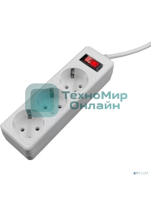 Сетевой фильтр 5bites GARDA SP3W-518 3S, 3x0.75 мм2, 1.8 м, белый