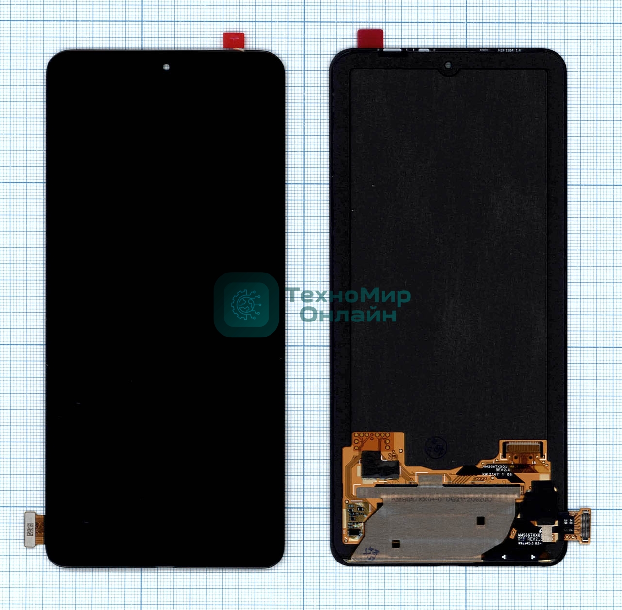 Дисплей для Xiaomi Black Shark 4 в сборе с тачскрином черный (OR)