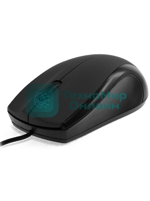Мышь проводная Crown CMM-128 черный, 1000 dpi, USB, кнопки - 2