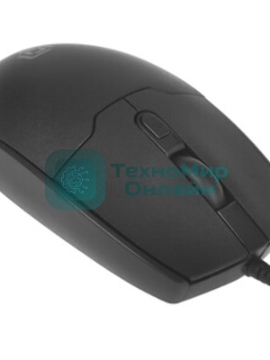 Мышь проводная Oklick 147M V2 черный, 2000 dpi, USB, кнопки - 4