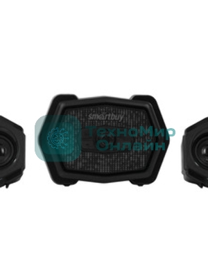Акустическая система 2.1 Smartbuy W70, Bluetooth, 11Вт, RGb-подсветка, черный (арт. SBA-5150)