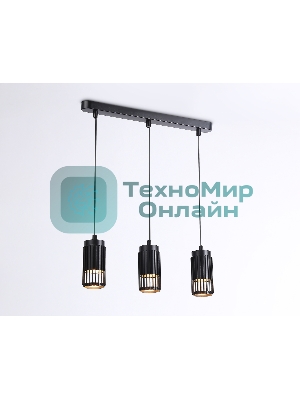 Светильник Ambrella light TN51699/3 BK черный GU10/3 400*60*1120