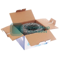 Кабель SkyNet Light UTP indoor 2x2x0,46, медный, FLUKE TEST, кат.5e, однож., 305 м, box, серый
