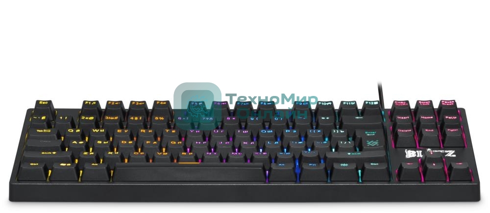 Клавиатура проводная Defender Blitz GK-240L RU, USB, черный