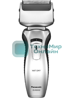 Электробритва сетчатая Panasonic ES-RW30S реж.эл.:2 питан.:аккум. серебристый