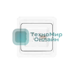 Розетка компьютерная 1-м СП Валери бел. UNIVersal В0035