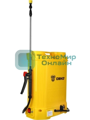 Опрыскиватель Deko DKSP10 16л желтый (065-0954)