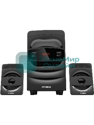 Микросистема Hyundai H-MS1404 черный 30Вт FM USB BT SD