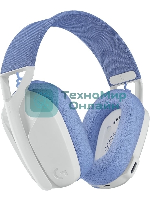 Гарнитура Logitech G435 белый, беспроводная, Bluetooth/USB, до 18 ч