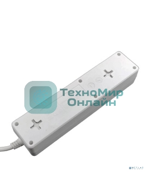 Сетевой фильтр 5bites GARDA SP3W-518 3S, 3x0.75 мм2, 1.8 м, белый