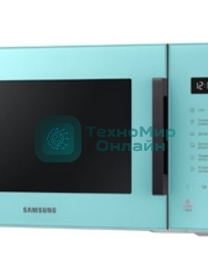 Микроволновая печь Samsung MS23T5018AN/BW голубой, 23 л, 800 Вт, переключатели - сенсор
