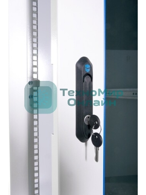 Шкаф телекоммуникационный напольный ЭКОНОМ 18U (600 600) дверь стекло, дверь металл