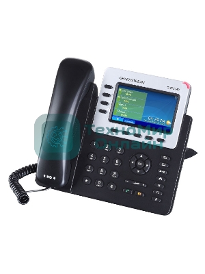 Телефон Grandstream GXP-2140, VoIP 2 Порта Ethernet 10/100/1000, 4 SIP линий, цветной TFT дисплей 480x272, HD Audio