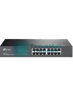 Коммутатор сетевой TP-Link SMB TL-SG1016DE 16-Port Gigabit Easy Smart Switch, 16 10/100/1000Mbps RJ45 ports, MTU/Port/Tag-based VLAN, QoS, IGMP Snooping