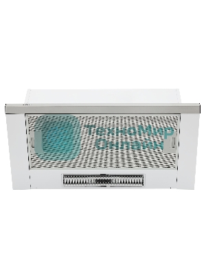 Вытяжка встраиваемая KRONA Kamilla slim 600 нержавеющая сталь/белый, 60 см, 1066 куб. м/ч, 58 дБ