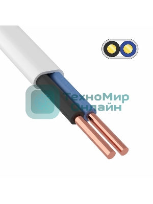 Провод ПБВВ/ПУСП 2x2,5 мм², 100 м ГОСТ 26445-85, ТУ 3551-021-38229892-2017