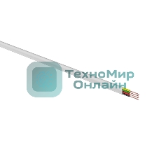 Телефонный кабель Rexant ШТЛП 4 жилы Cu, белый, 100 м