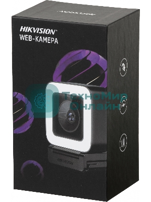 Веб-камера Hikvision DS-U04 4MP CMOS Sensor,0.1Lux @ (F1.2,AGC ON),Built-in Mic USB 2.0,2560*1440@30/25fps,3.6mm Fixed Lens