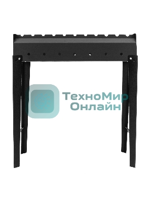 Мангал Palisad Camping сварной, 605х375х138/640 мм, сталь 2 мм