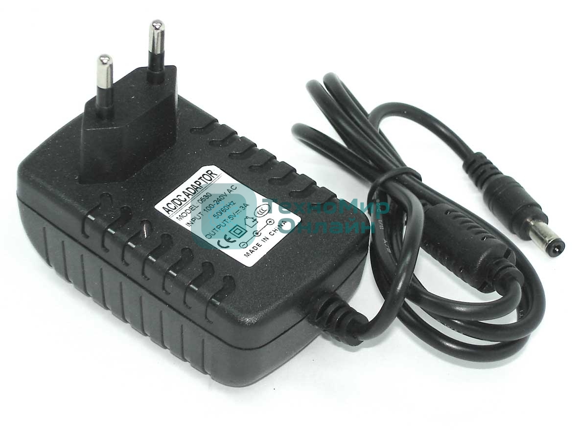 Блок питания (сетевой адаптер) 5V 3A 5.5x2.1