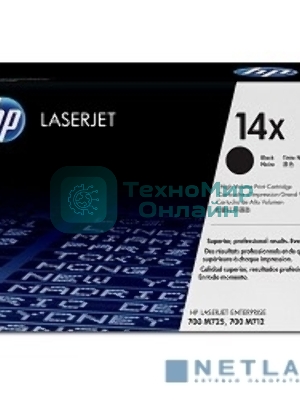 Картридж лазерный HP CF214X черный для LaserJet 700 MFP M712 17 500 стр.