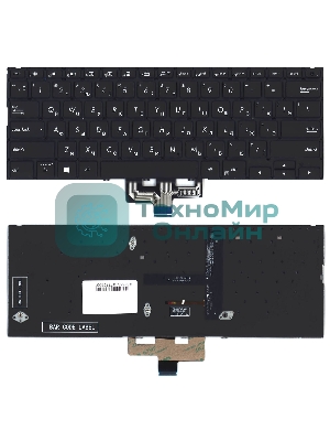 Клавиатура для ноутбука Asus Zenbook 14 UM433DA черная