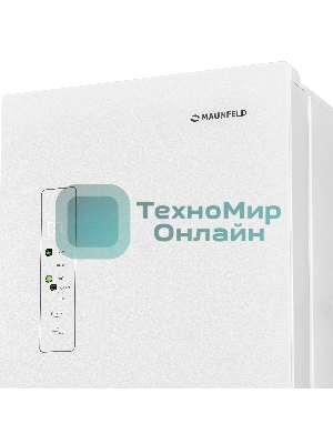 Холодильник Maunfeld MFF183NFWE белый трехкамерный инвертор 270/135л морозилка снизу, Total NoFrost, Side by Side