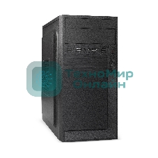 Компьютерный корпус Minitower ExeGate EX291140RUS BAA-105-01AAA350 (mATX, БП AAA350 с вент. 8см, 2*USB, аудио, черный)