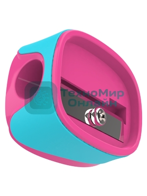 Точилка для карандашей ручная Deli ER00903 U-touch, 1 отверстие, пластик/резина ассорти, туба