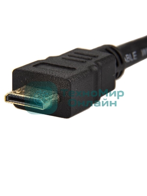 Кабель HDMI-19M --- MiniHDMI-19M ver 2.0+3D/Ethernet,1m Telecom