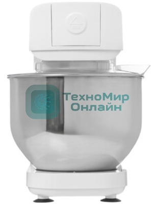 Планетарный миксер BQ MX520 White. Макс. мощность: 1600 Вт, Регулировка скорости: 6 скоростей + импульсный режим