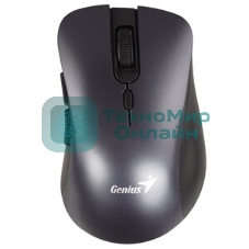 Мышь беспроводная Genius Ergo 8100S серый, 1600 dpi, радиоканал, USB, кнопки - 6