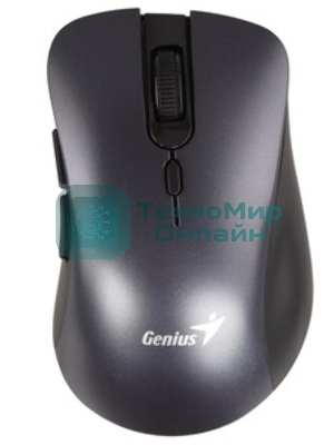 Мышь беспроводная Genius Ergo 8100S серый, 1600 dpi, радиоканал, USB, кнопки - 6