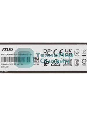 Накопитель SSD PCIE 5.0 NVME M.2 1Tb SPATIUM M560 1Tb MSI