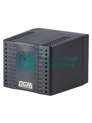 Стабилизатор напряжения Powercom TCA-2000 1000Вт 2000ВА черный