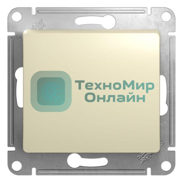 Механизм переключателя перекр. 1-кл. СП Glossa сх.7 10AX беж. SchE GSL000271